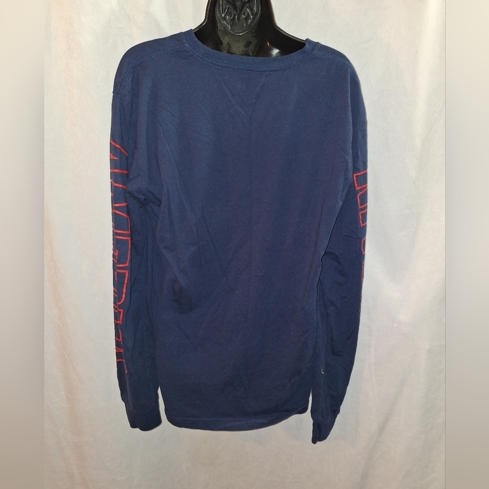 Marvel Navy and Red Captain America Long Sleeve Shirt - Picture 5 of 6